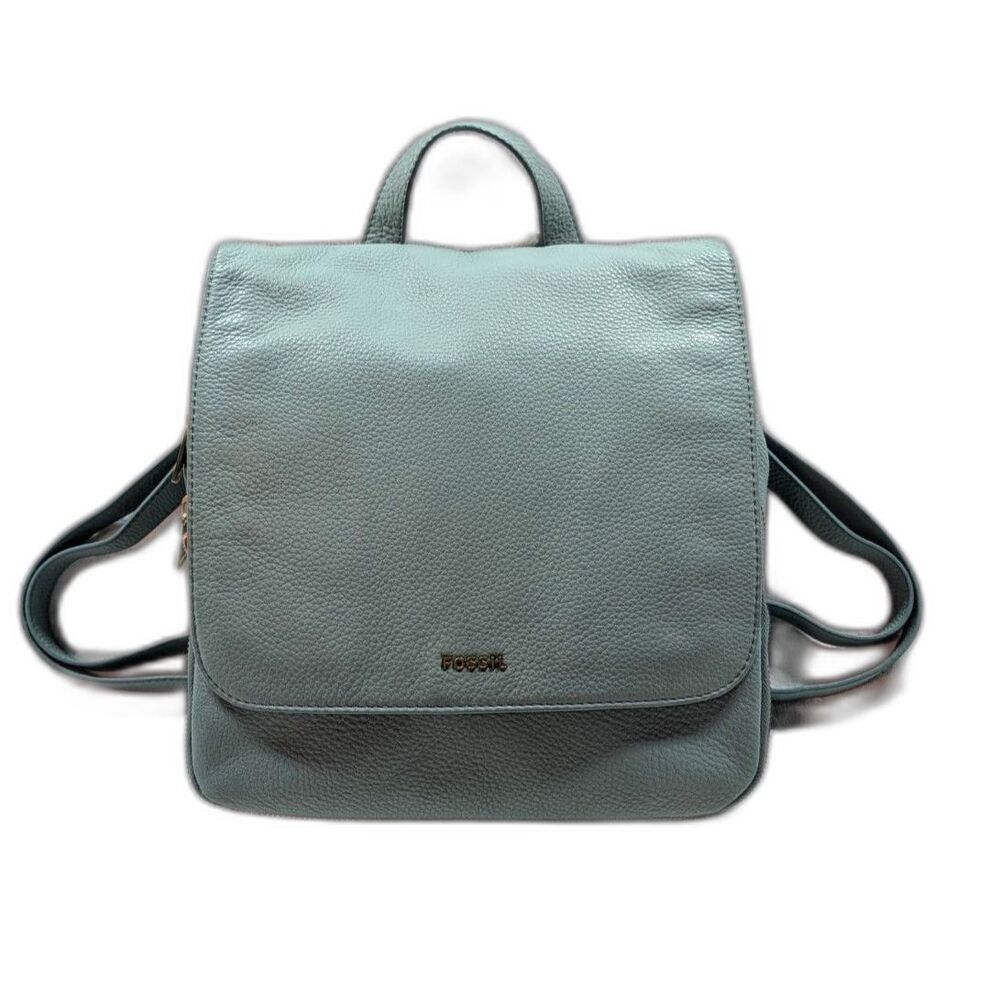 Fossil Parker Small Convertible Backpack | Sage Mint Green Leather